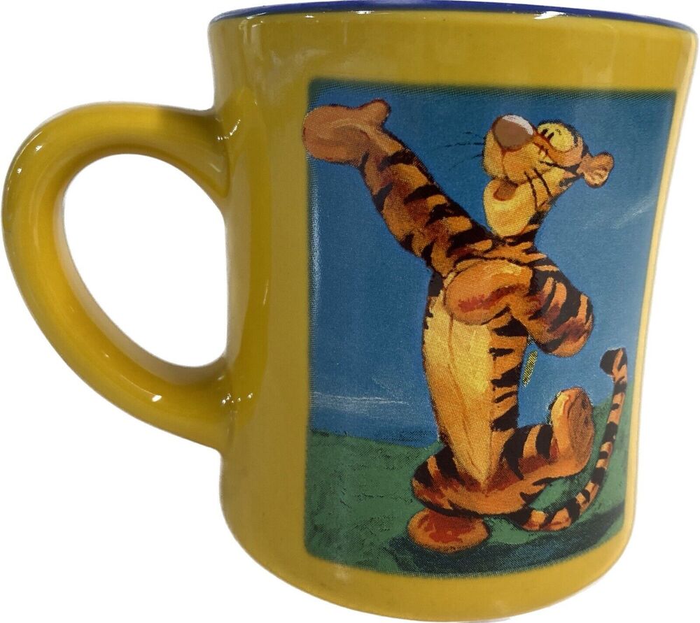 The Disney Store~Tigger~Yellow Orange~16oz Coffee Mug-Winnie the Pooh